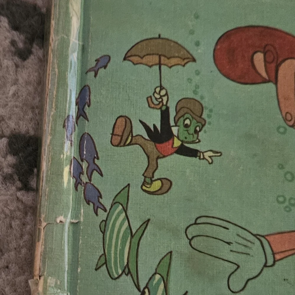 Vintage 1960s Disney Pinocchio And‎ Donald Duck Books 3 Piece